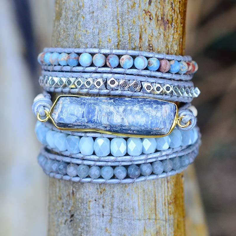 Aurina – Captivating Blue Topaz Bracelet