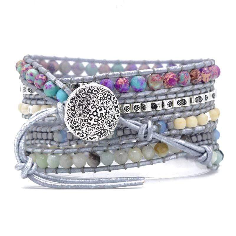 AmaraWrap - Luxurious Turquoise Bracelet for Balance