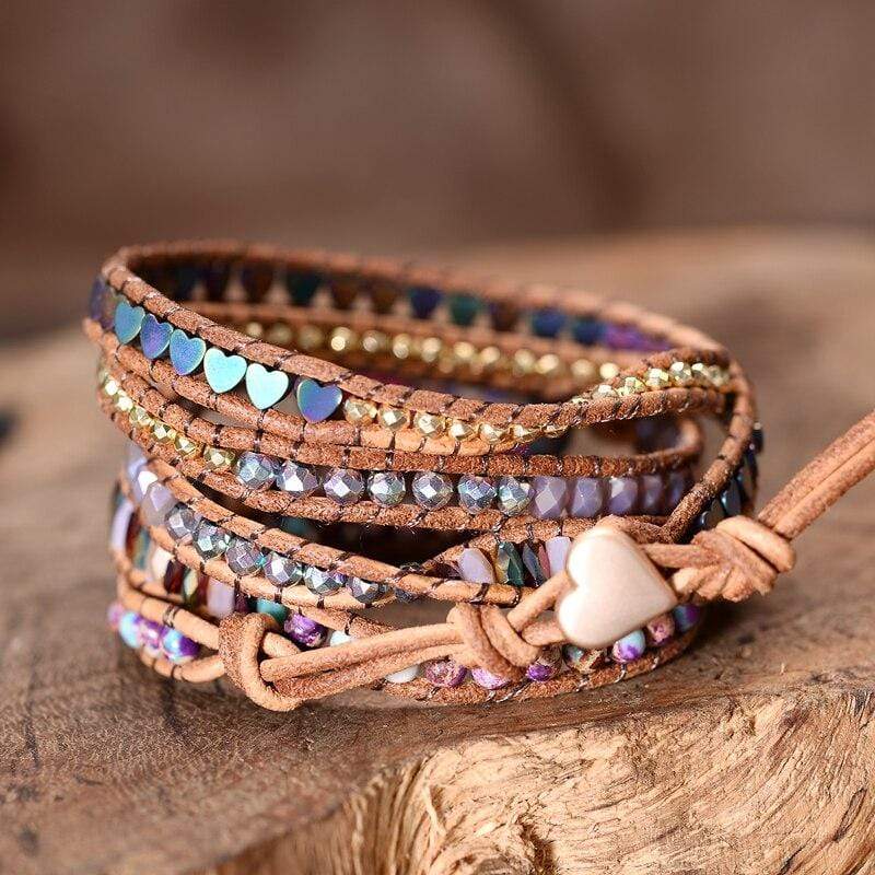 AmoraCharm - Jasper Wrap Bracelet for Love &amp; Protection