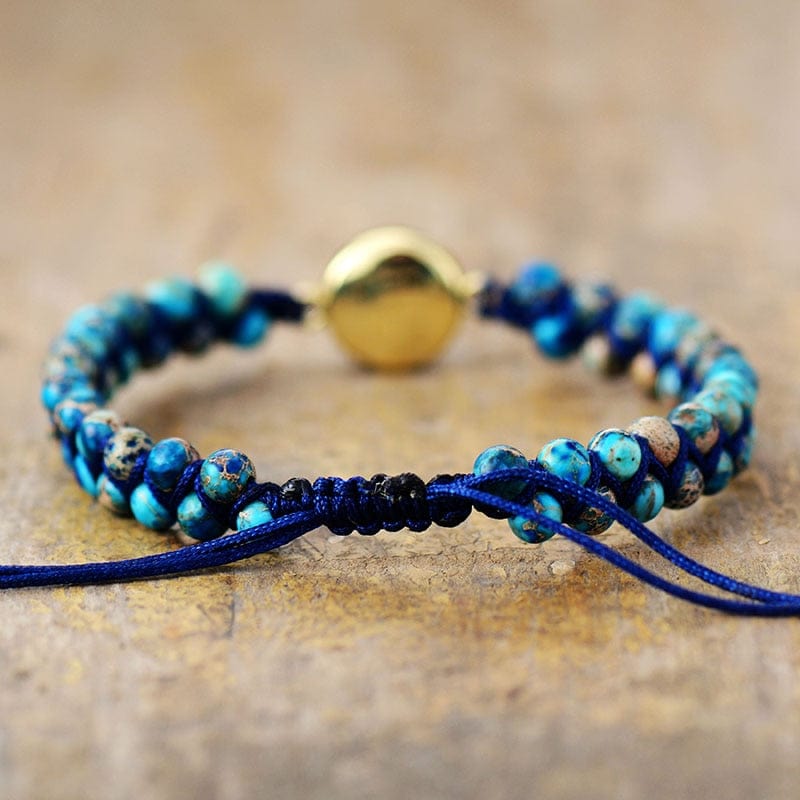 Ocean-inspired Opal and Jasper bracelet - Thalassa collection