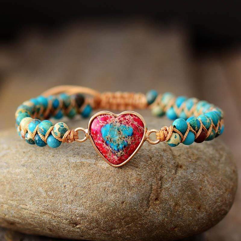 Amalina - Stylish heart-shaped friendship bracelet