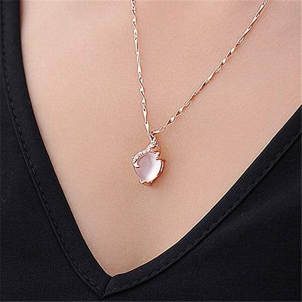 OpalHeart - Elegant heart-shaped necklace from Calista