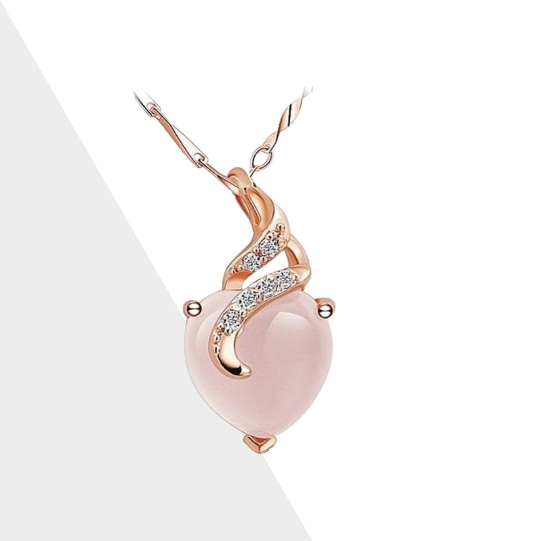 OpalHeart - Elegant heart-shaped necklace from Calista