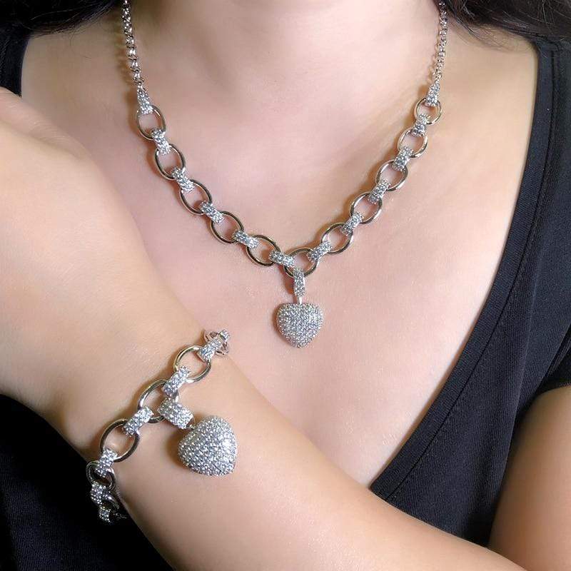 Elisette - Luxury Zirconia Jewelry Set for Women 