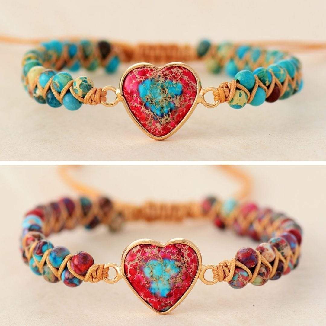 Amalina - Stylish heart-shaped friendship bracelet