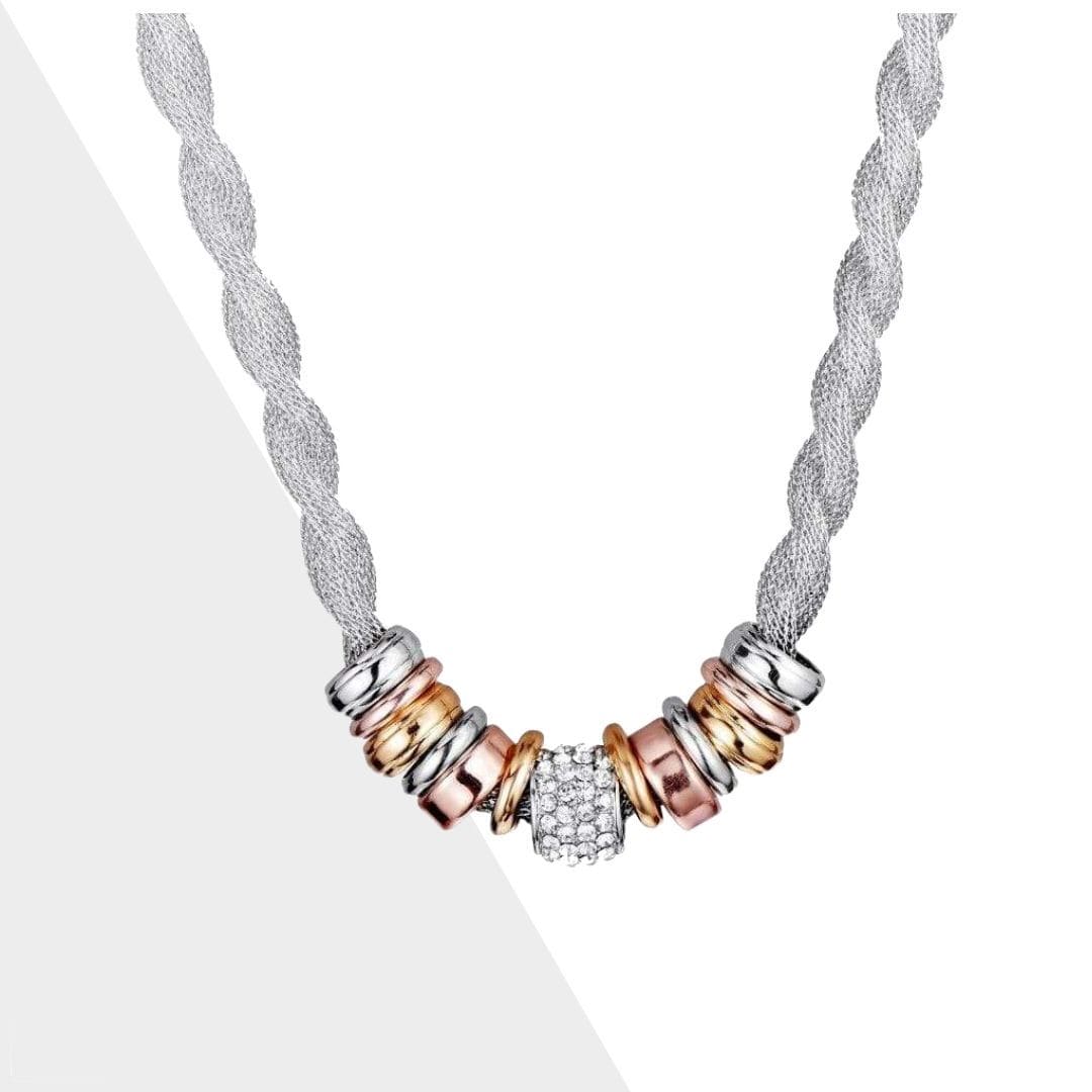 Stylish Braided Necklace - Lynora