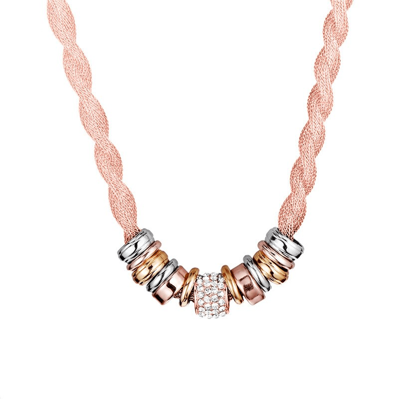 Stylish Braided Necklace - Lynora