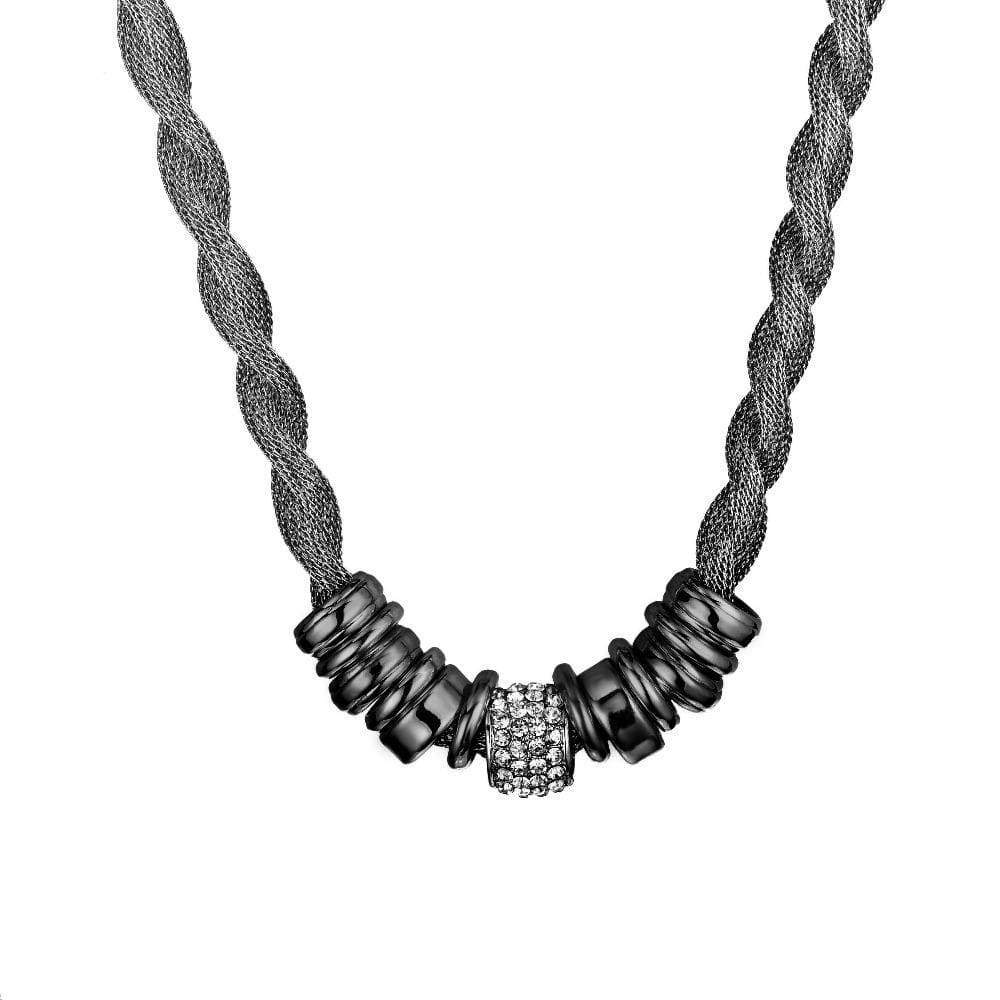 Stylish Braided Necklace - Lynora