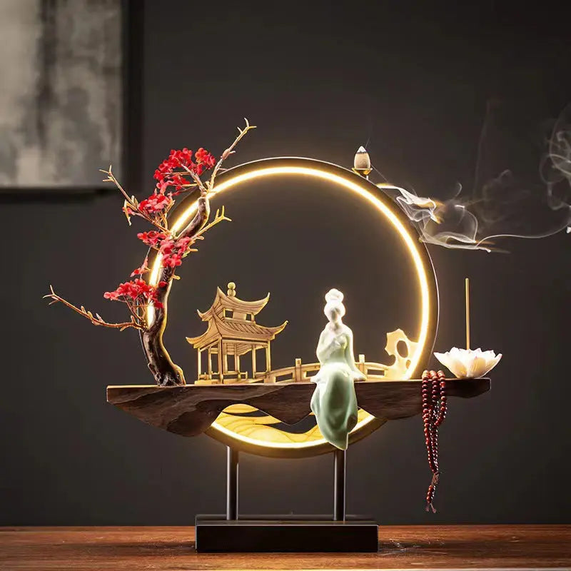 ZenGlow - Handmade Ceramic Lighting with Incense