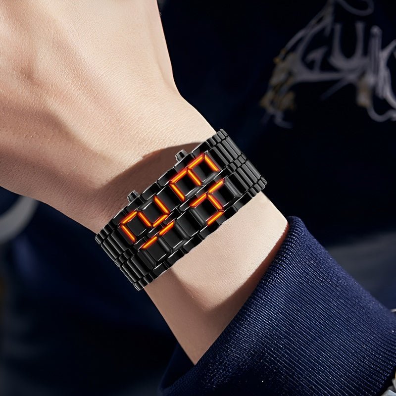 Lava Watch - Trendy LED Wristwatch with Unique Design