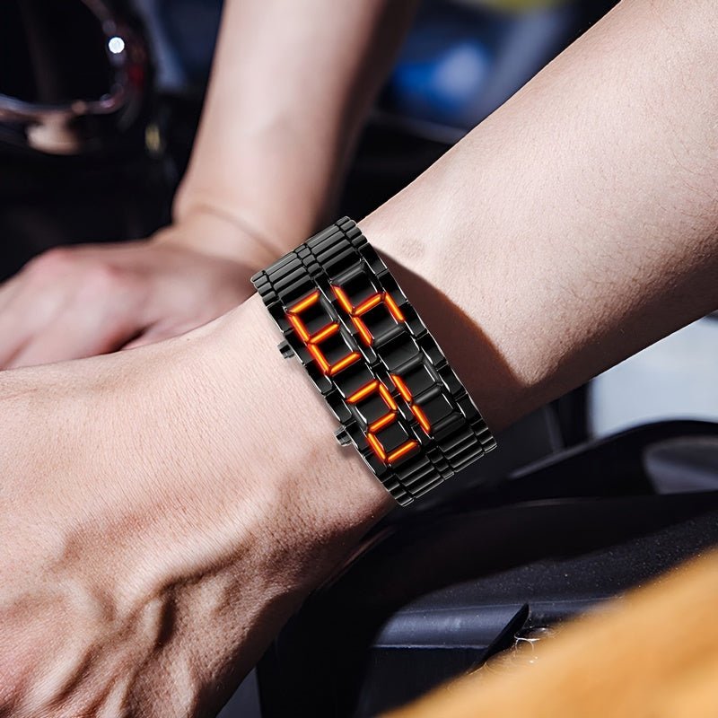 Lava Watch - Trendy LED Wristwatch with Unique Design