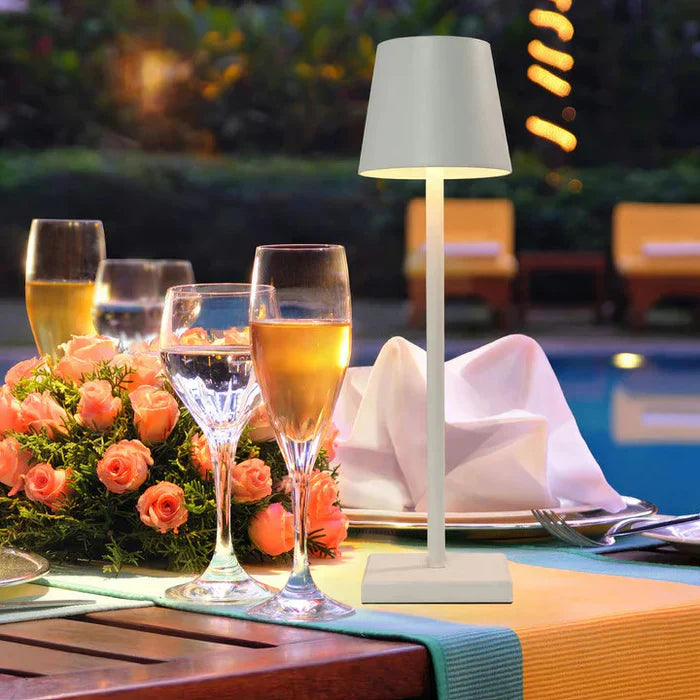 LumiAura - Portable LED Table Lamp with Dimming Function