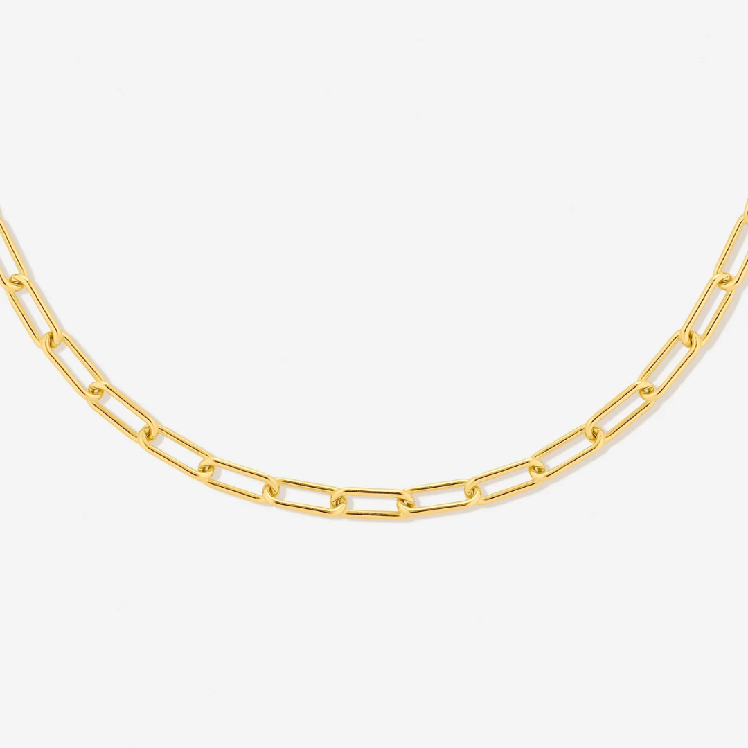 Stylish paper clip choker necklace - Lina 
