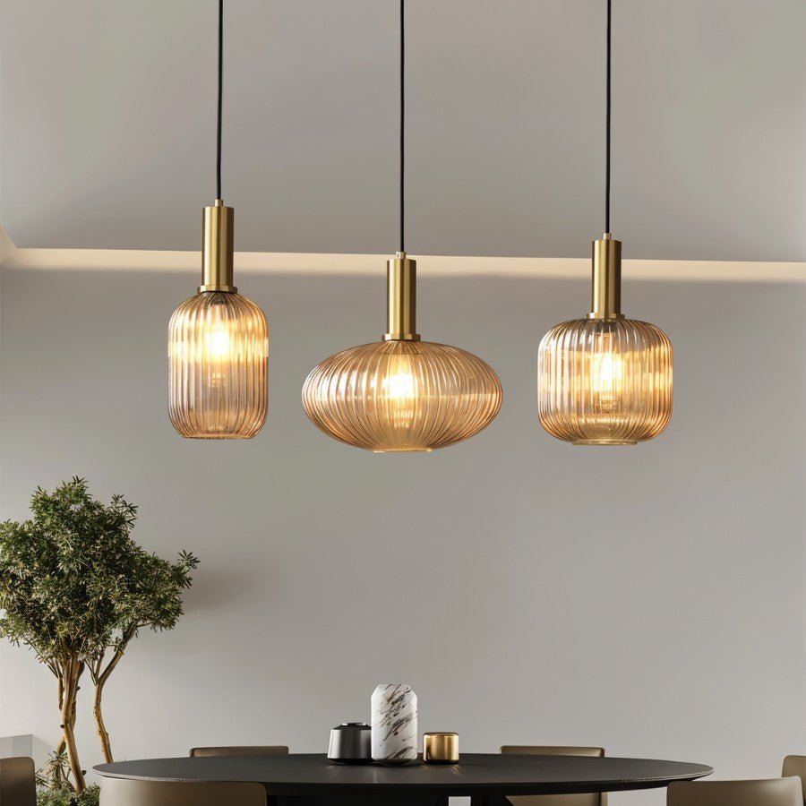 Litta - Elegant Vintage Ceiling Lamp with Gold Accents