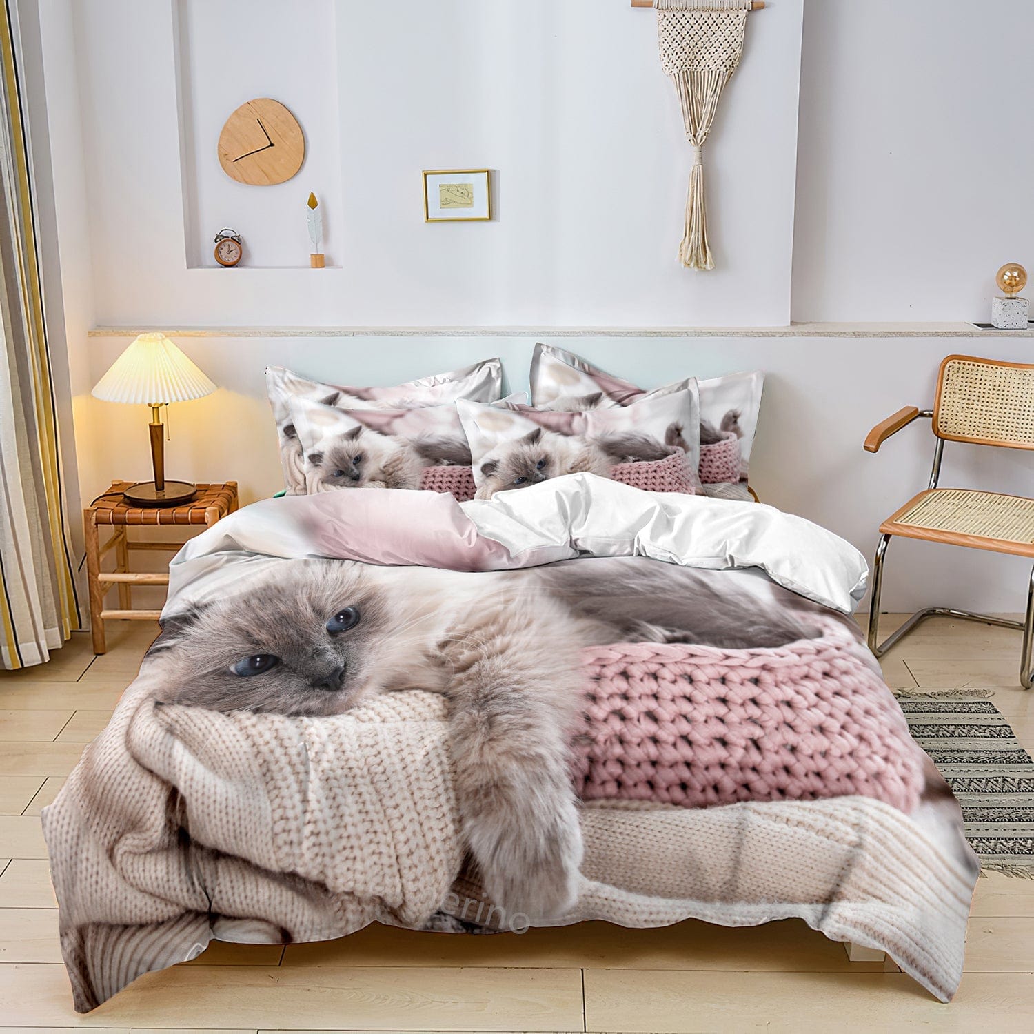 Luxe Vintage Bedding Set – Breathable &amp; Hypoallergenic