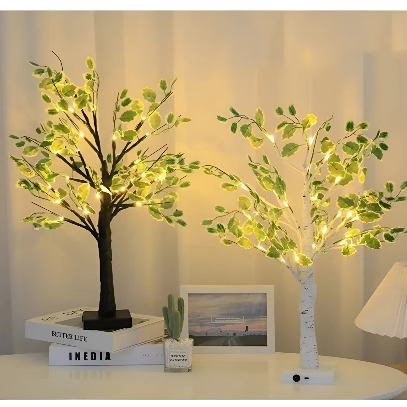 Magical BrightTree Table Lamp – Elegant Tree Design with Warm LED Lighting