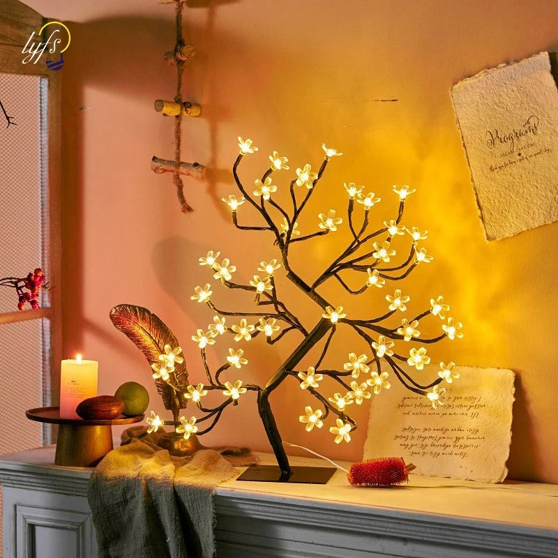 Magical LED Table Lamp - Cherry Blossom for Enchanting Interiors