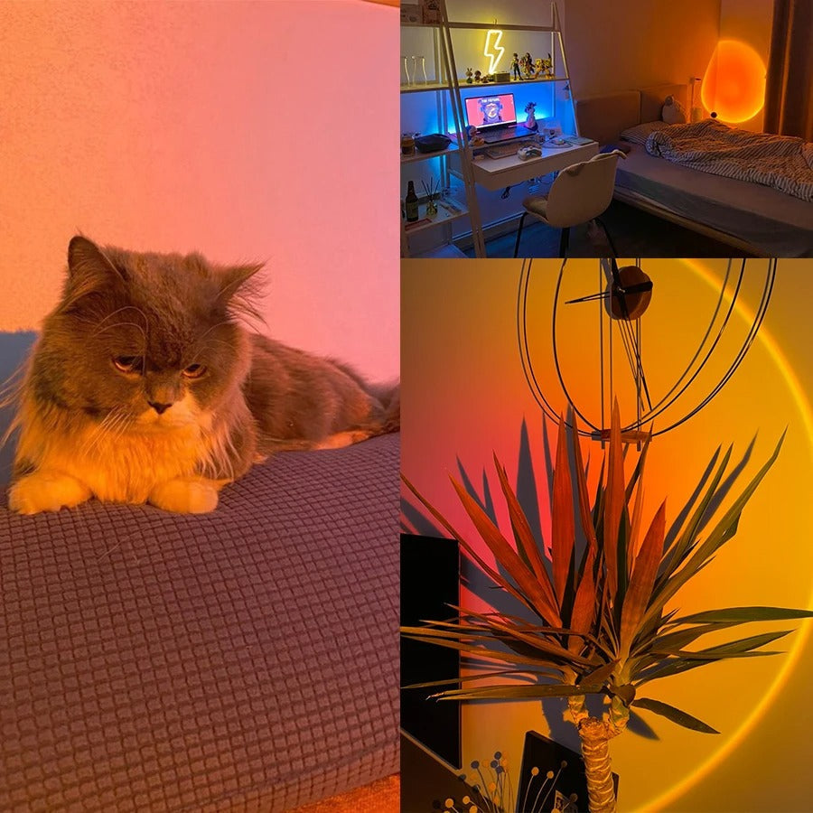 LED Sunset Projector – Magical light for relaxation and ambiance 