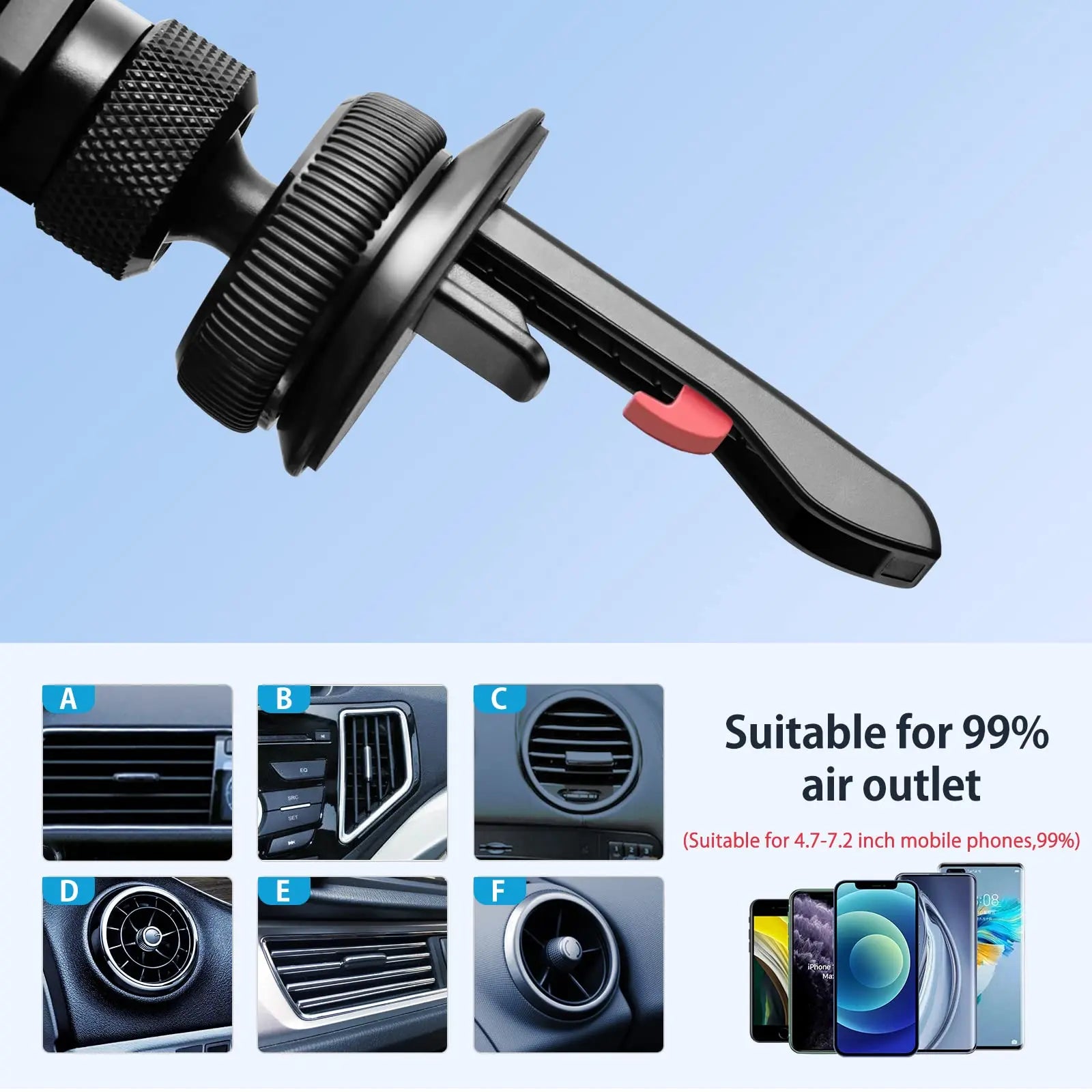 Brona holder - Adjustable 360° phone holder for car
