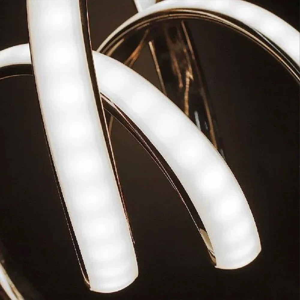 Luminare - Modern LED Table Lamp with Curved Design and USB Connection
