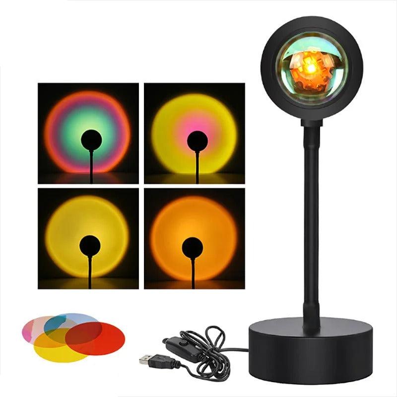 LED Sunset Projector – Magical light for relaxation and ambiance 