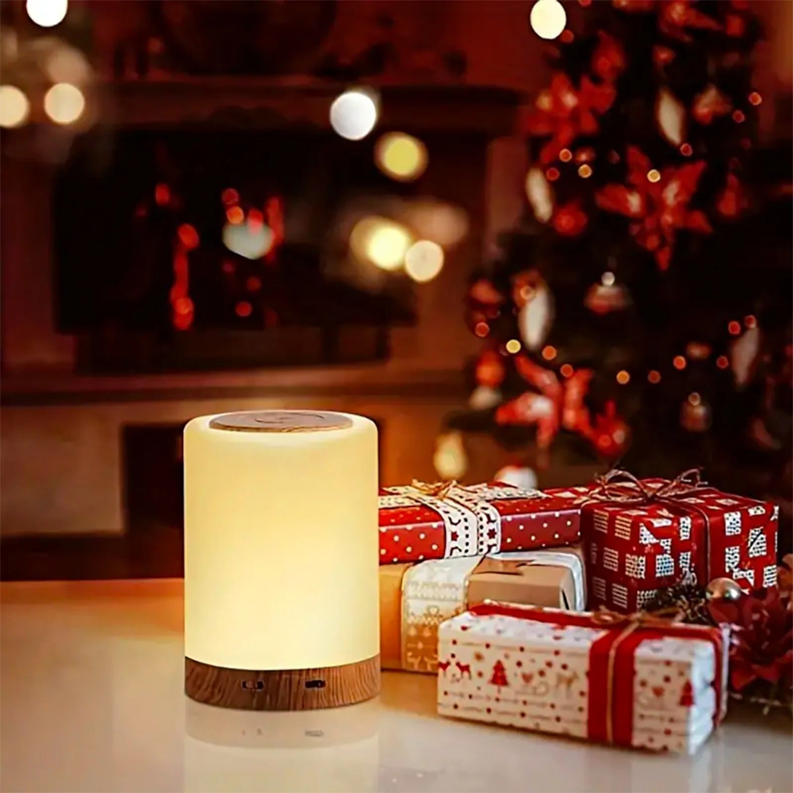 Smart LED Night Light for Kids – Portable &amp; USB Rechargeable 