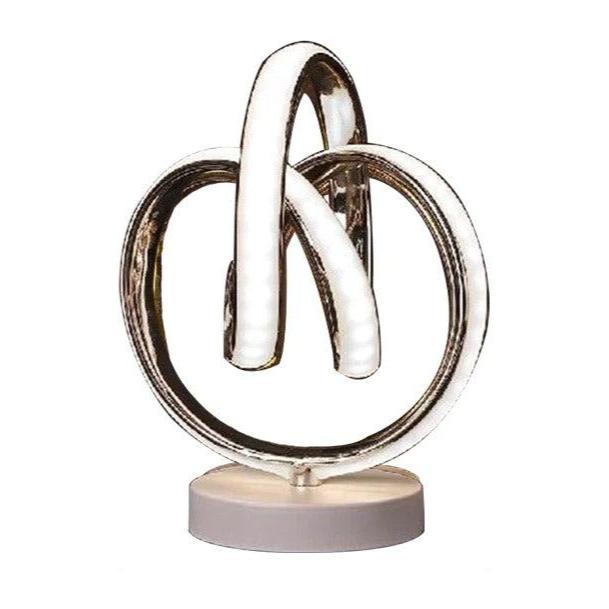 Luminare - Modern LED Table Lamp with Curved Design and USB Connection
