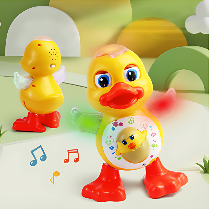 DiscoDuck - Playful LED lamp with dancing duck