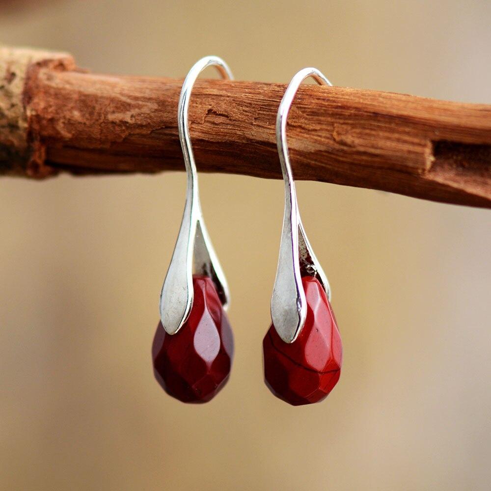Serenella Drops - Elegant earrings with natural gemstones
