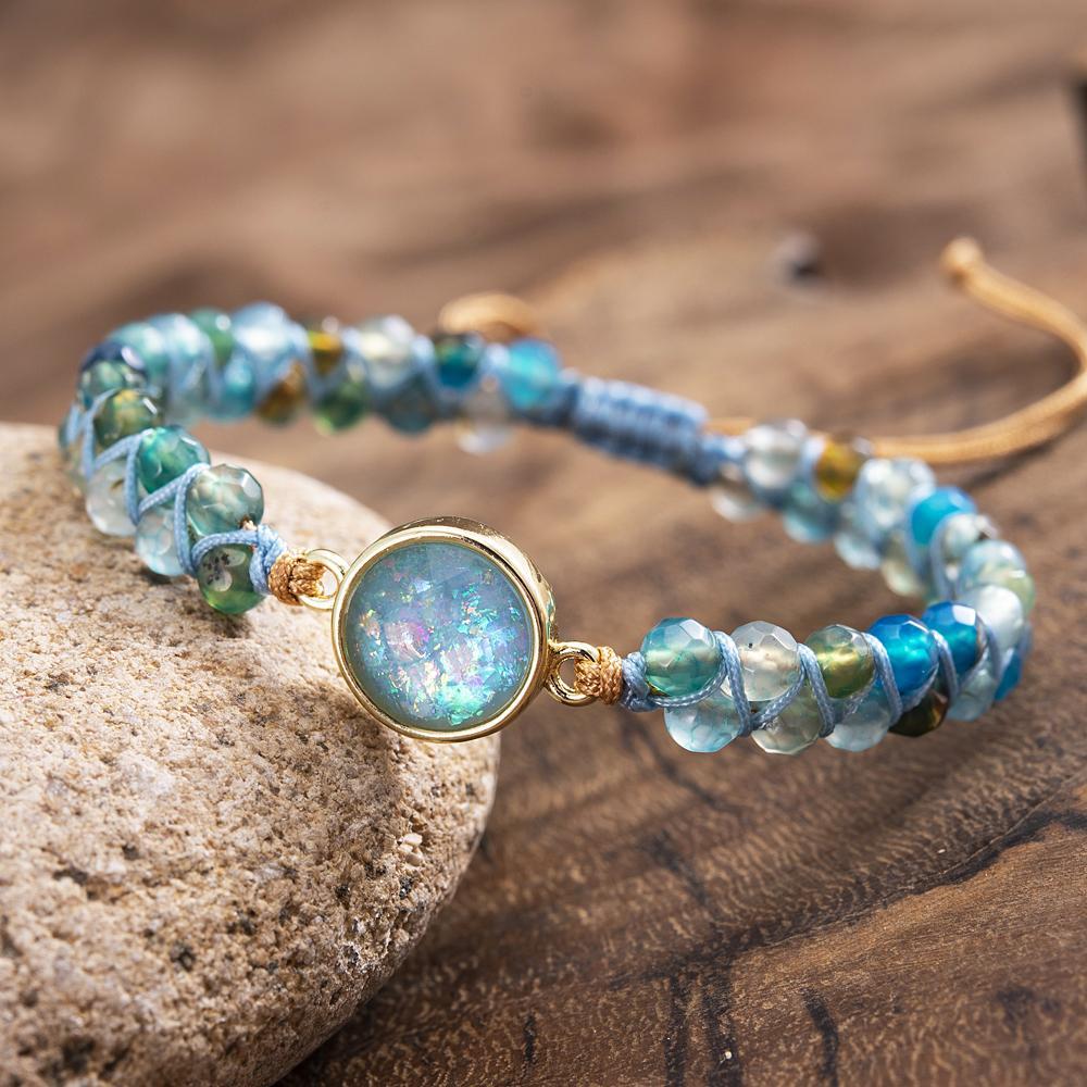 Liora Bracelet - Elegant Blue Opal Jewelry