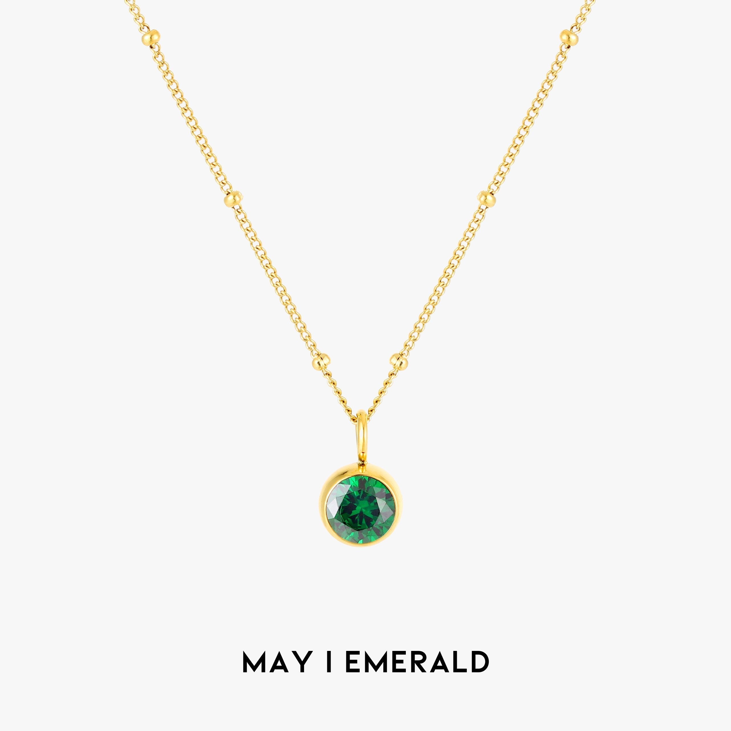 Aurora Birthstone Necklace - An Enchanting Connection