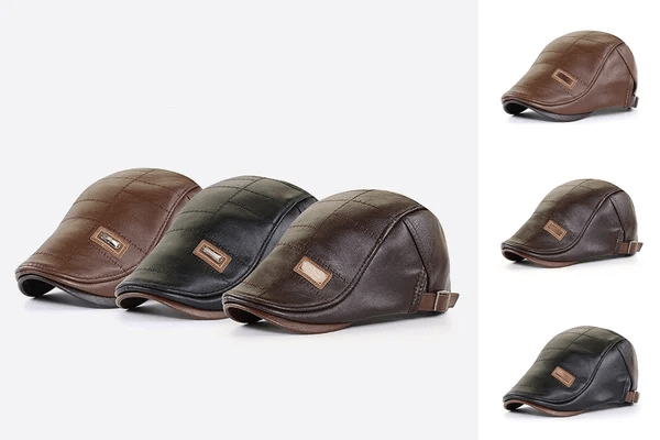LuxeStyle Beret – Timeless Elegance of Leather