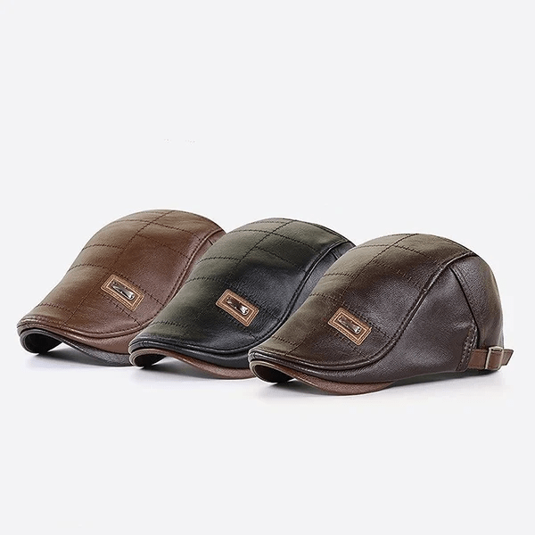 LuxeStyle Beret – Timeless Elegance of Leather