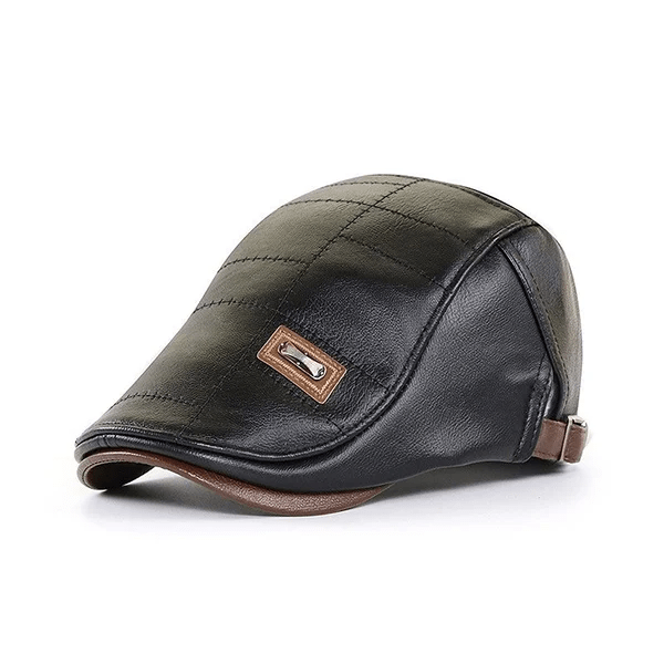 LuxeStyle Beret – Timeless Elegance of Leather