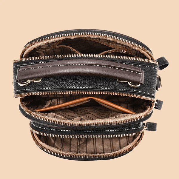 TimelessCharm - Elegant Leather Crossbody Bag for Every Day