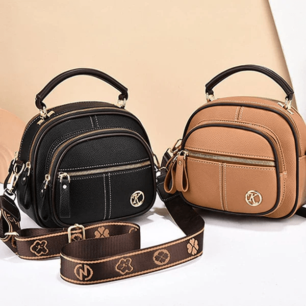 TimelessCharm - Elegant Leather Crossbody Bag for Every Day