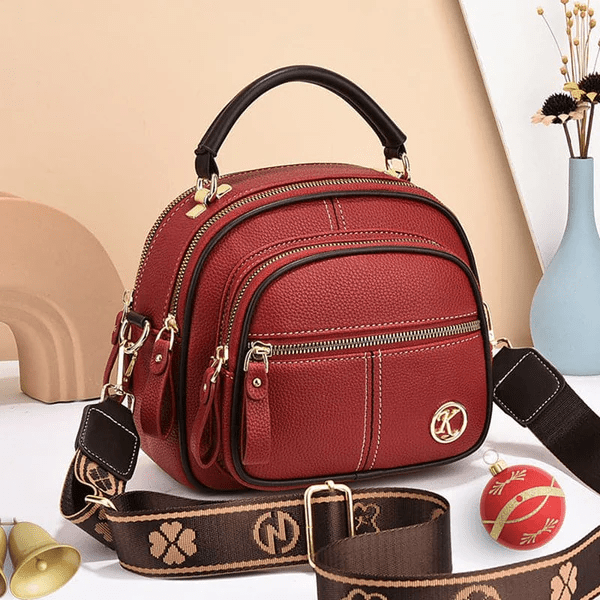 TimelessCharm - Elegant Leather Crossbody Bag for Every Day