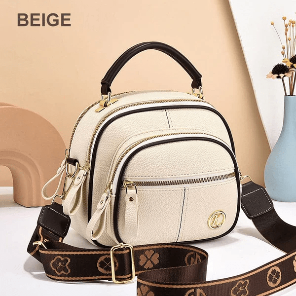 TimelessCharm - Elegant Leather Crossbody Bag for Every Day
