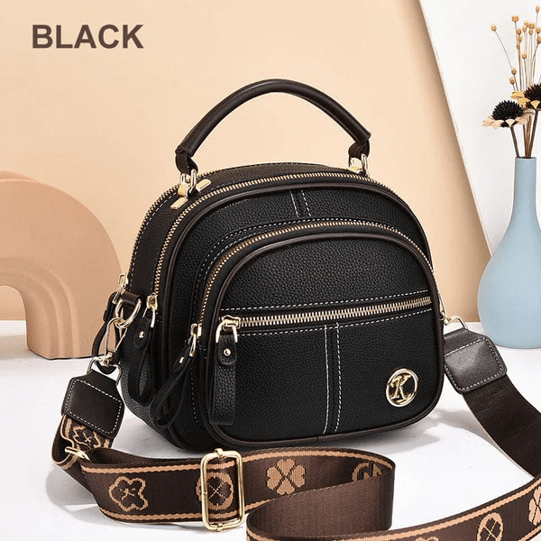 TimelessCharm - Elegant Leather Crossbody Bag for Every Day
