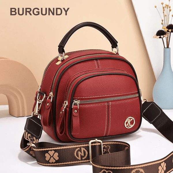 TimelessCharm - Elegant Leather Crossbody Bag for Every Day