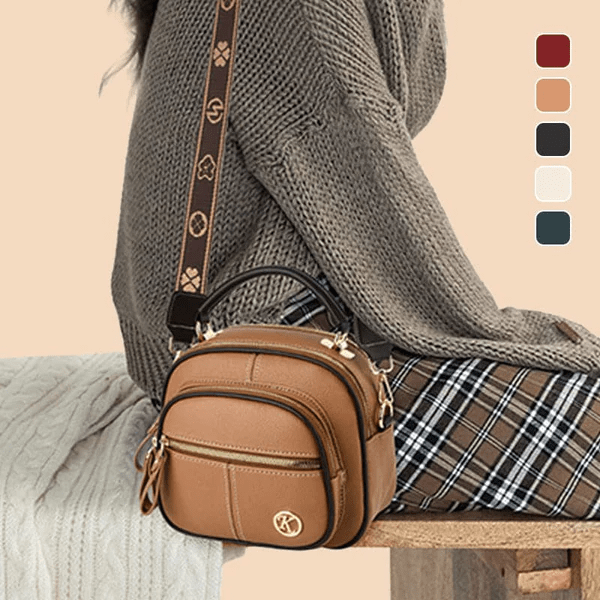 TimelessCharm - Elegant Leather Crossbody Bag for Every Day