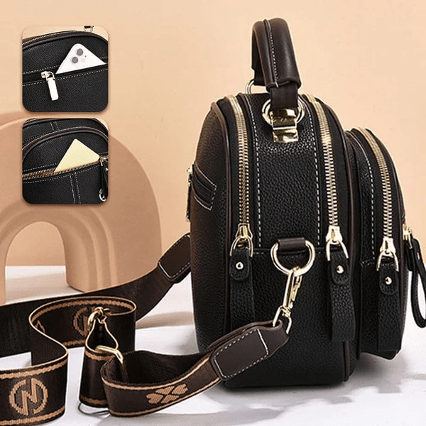 TimelessCharm - Elegant Leather Crossbody Bag for Every Day