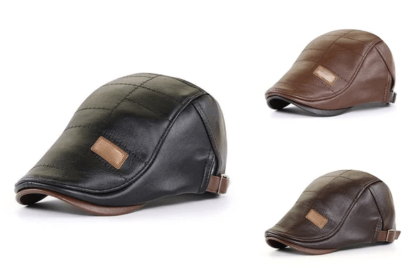 LuxeStyle Beret – Timeless Elegance of Leather