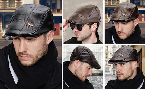 LuxeStyle Beret – Timeless Elegance of Leather