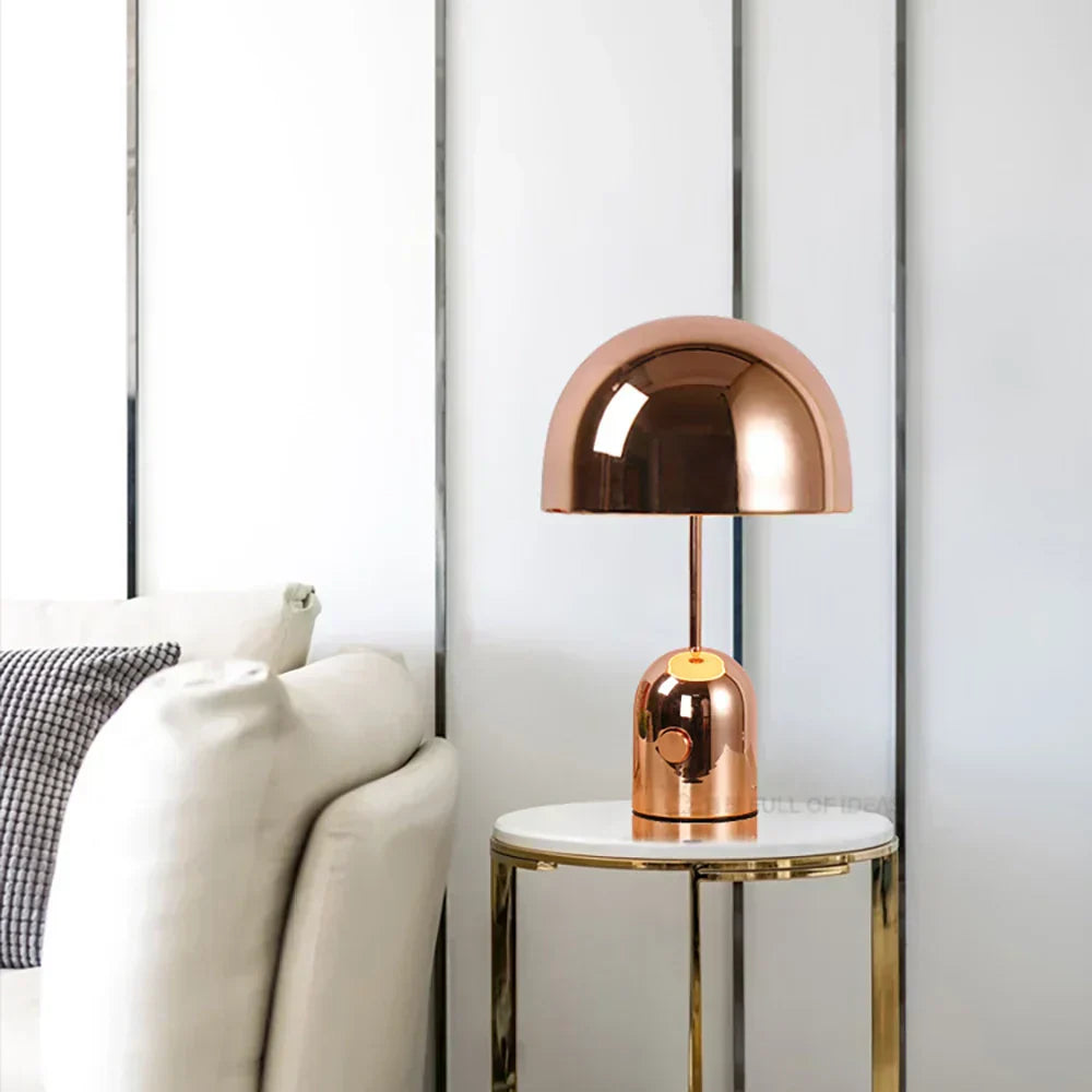 LuxeGlow Table Lamp - Elegant Copper Finish for Any Space