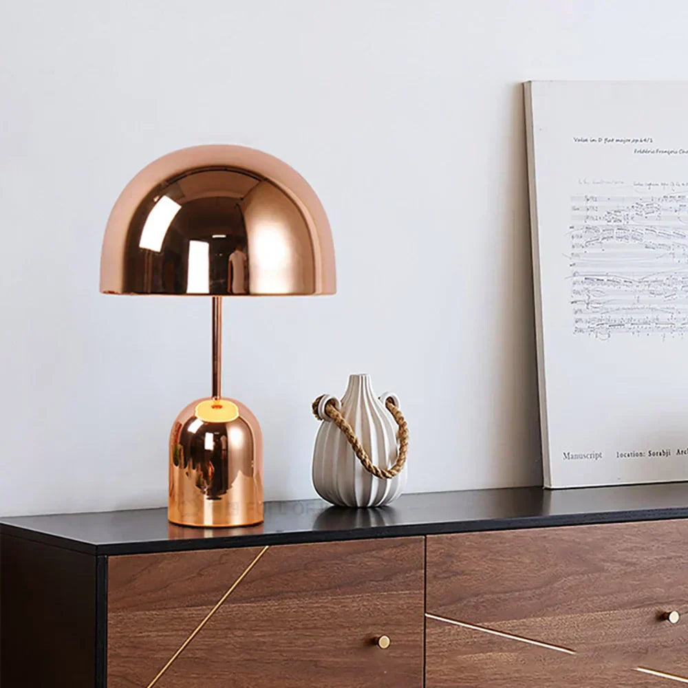 LuxeGlow Table Lamp - Elegant Copper Finish for Any Space