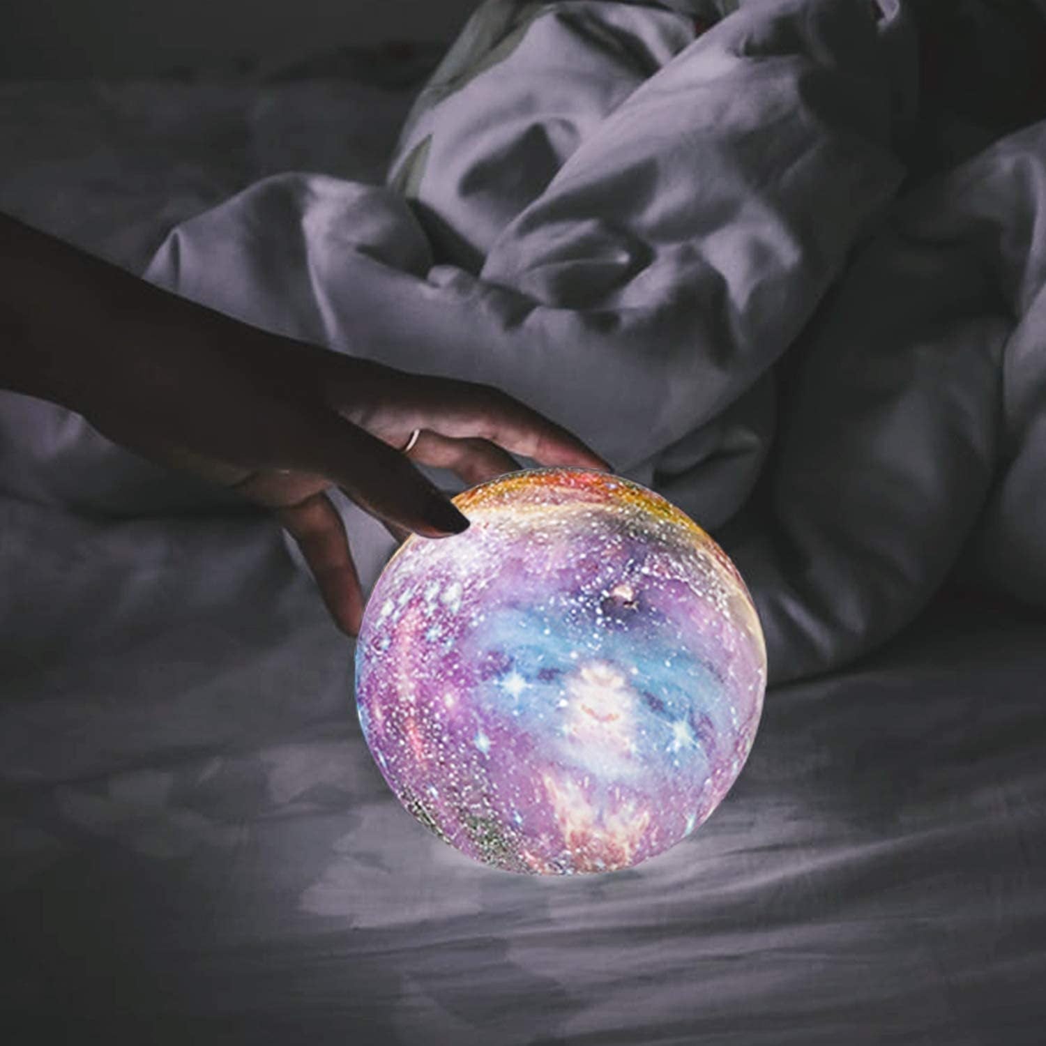 Moonbright Lamp - Dromerige Sterren Nachtlamp met Oplaadbare Touch Control