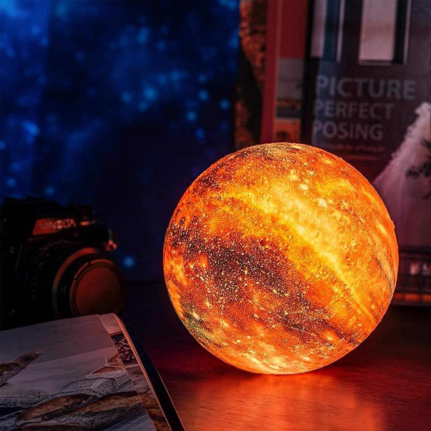 Moonbright Lamp - Dromerige Sterren Nachtlamp met Oplaadbare Touch Control