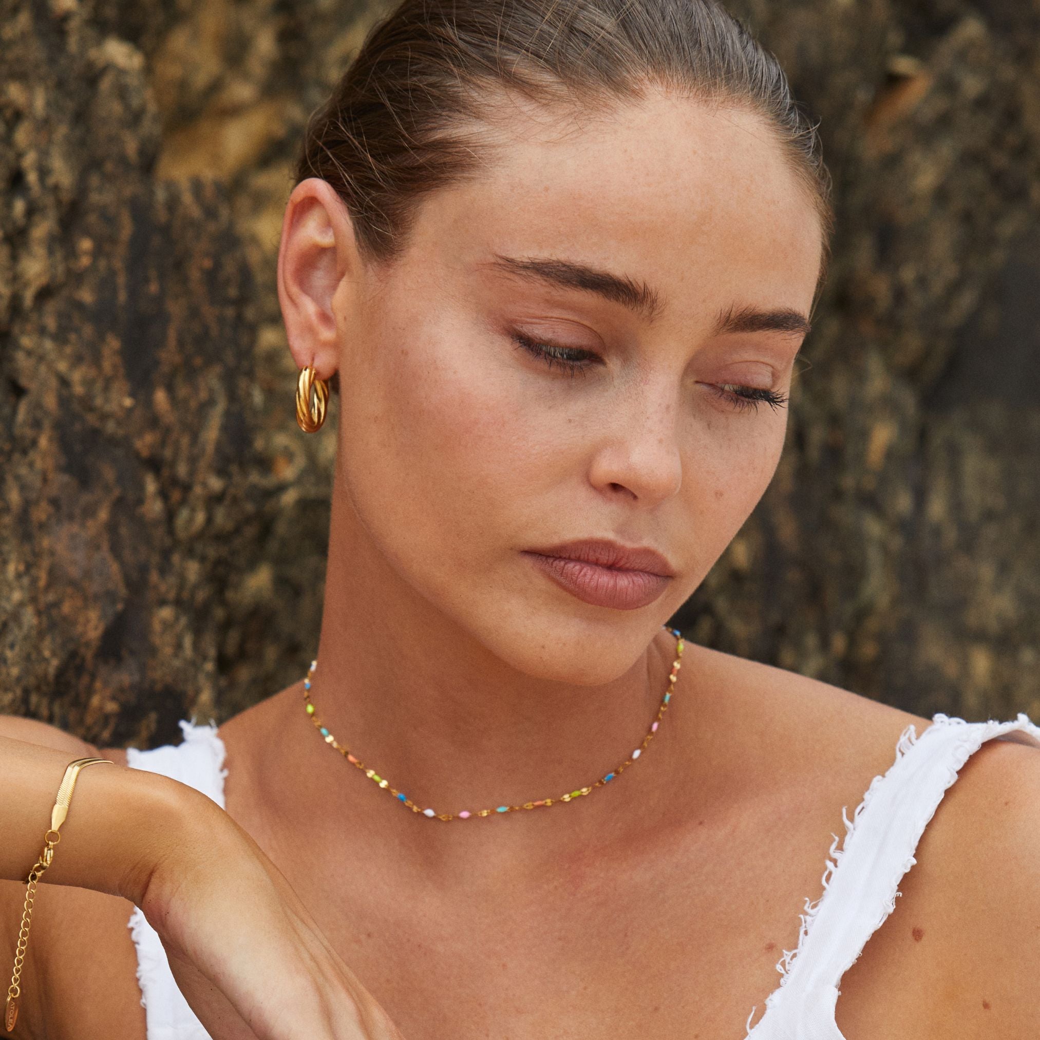 Selina's amazing rainbow necklace