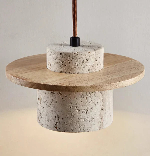 EarthLuxe Candelabra - Luxe Travertine Design Candelabra